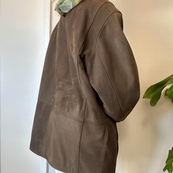 Men’s Vintage Genuine Leather Jacket 🤎 - Picture 4 of 8